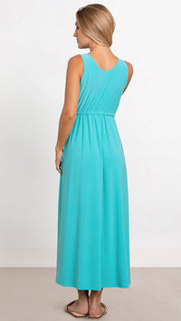 Sleeveless Reversible Tie Dress