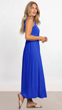 Sleeveless Reversible Tie Dress