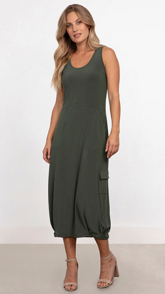 Pleat Hem Tank Dress (Sale)