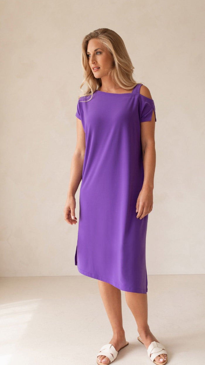 One Shoulder Boxy Dress, Cap Sleeve (Sale)