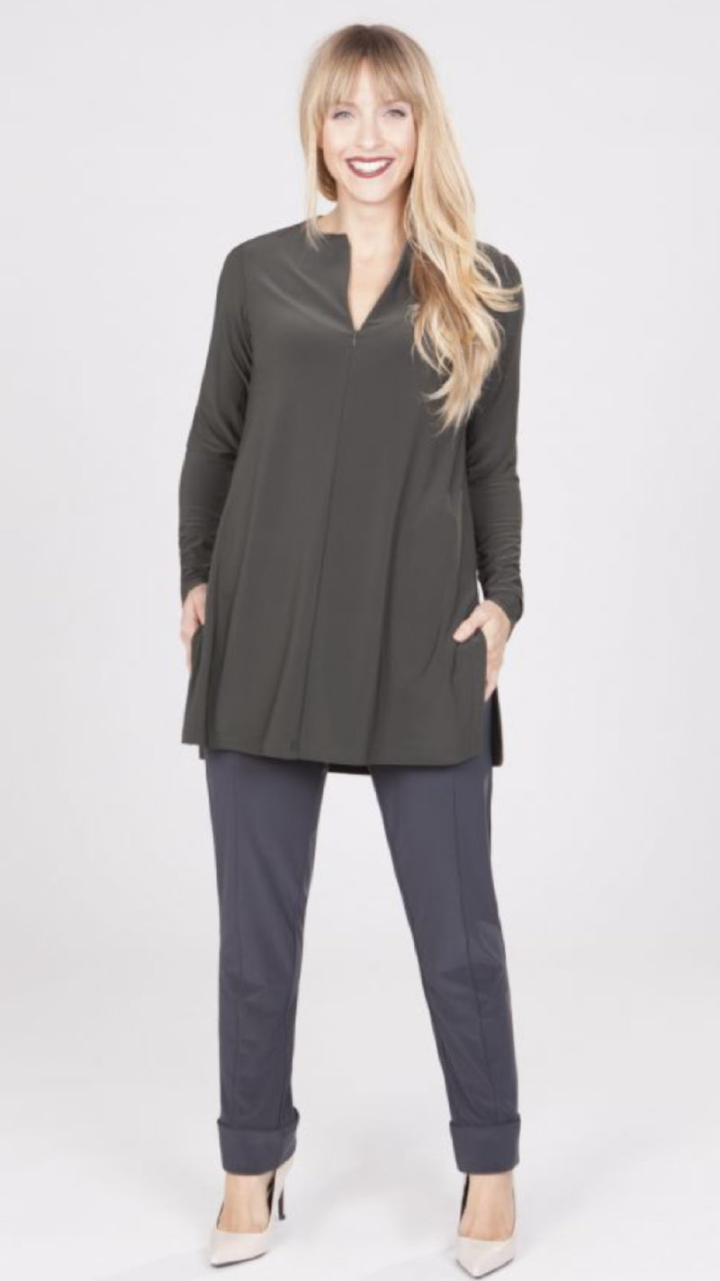 Re-Zip Tunic, 3/4 Sleeve