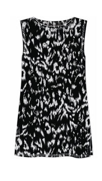 Sleeveless Nu Ideal Tunic-Animal Print (Sale)