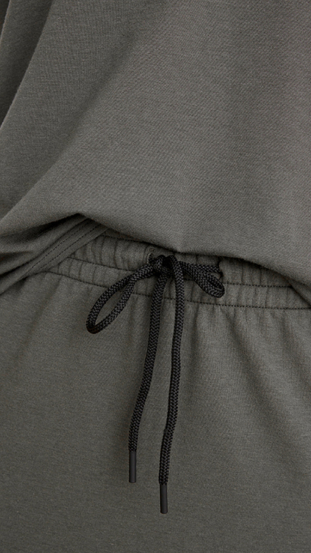 Bamboo Fleece Pleat Hem Skirt