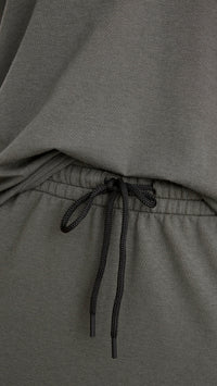Bamboo Fleece Pleat Hem Skirt