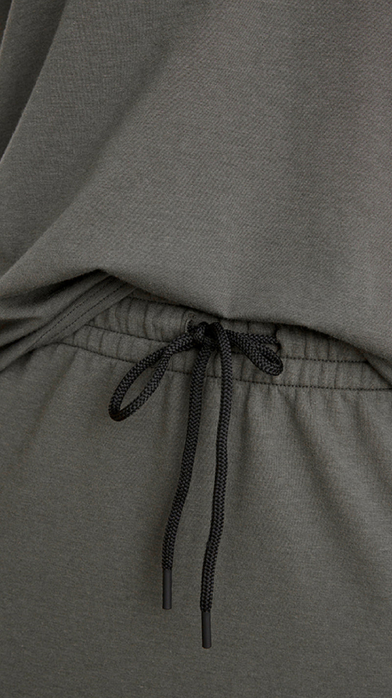 Bamboo Fleece Pleat Hem Skirt