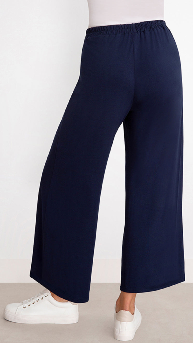 Bamboo Wide Leg Ankle Pant (Sale)