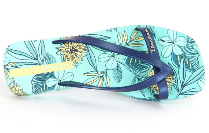 Fashion Kirey 111 Fem Flip-Flop/ green,Blue,Yellow