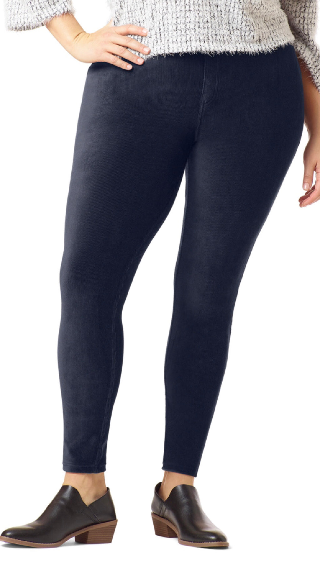 Corduroy Legging Navy