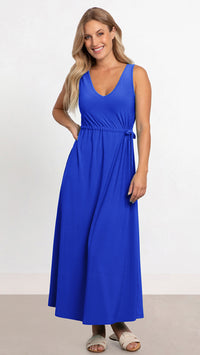 Sleeveless Reversible Tie Dress