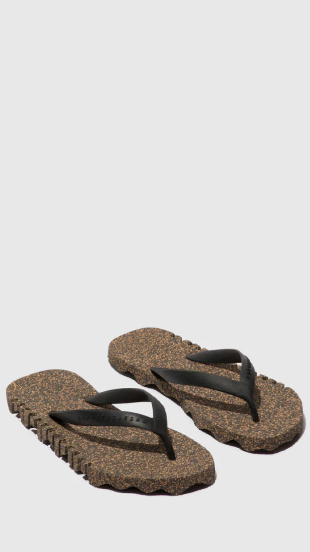 Bumpy L Flip Flop-Black/Black