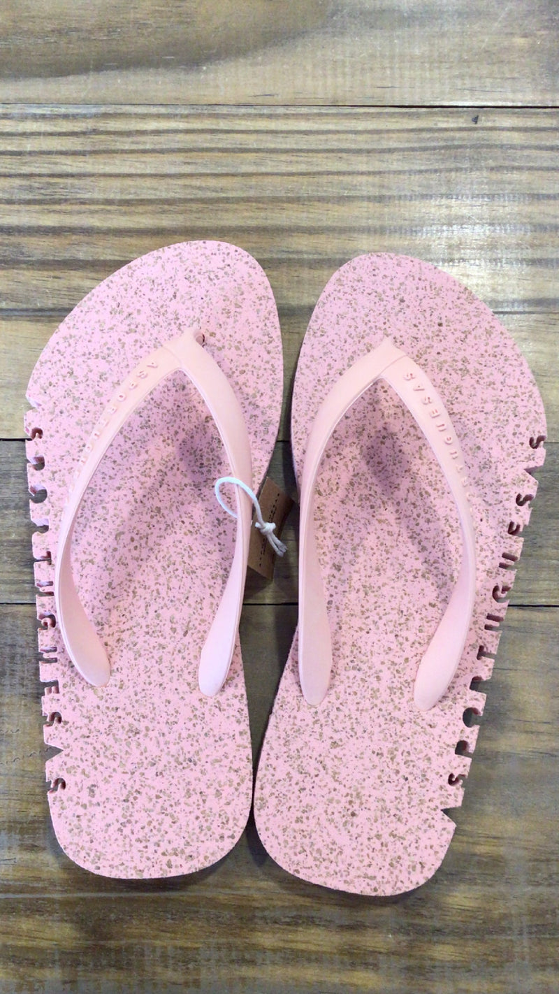 Bumpy L Flip Flop-Pink/Pink