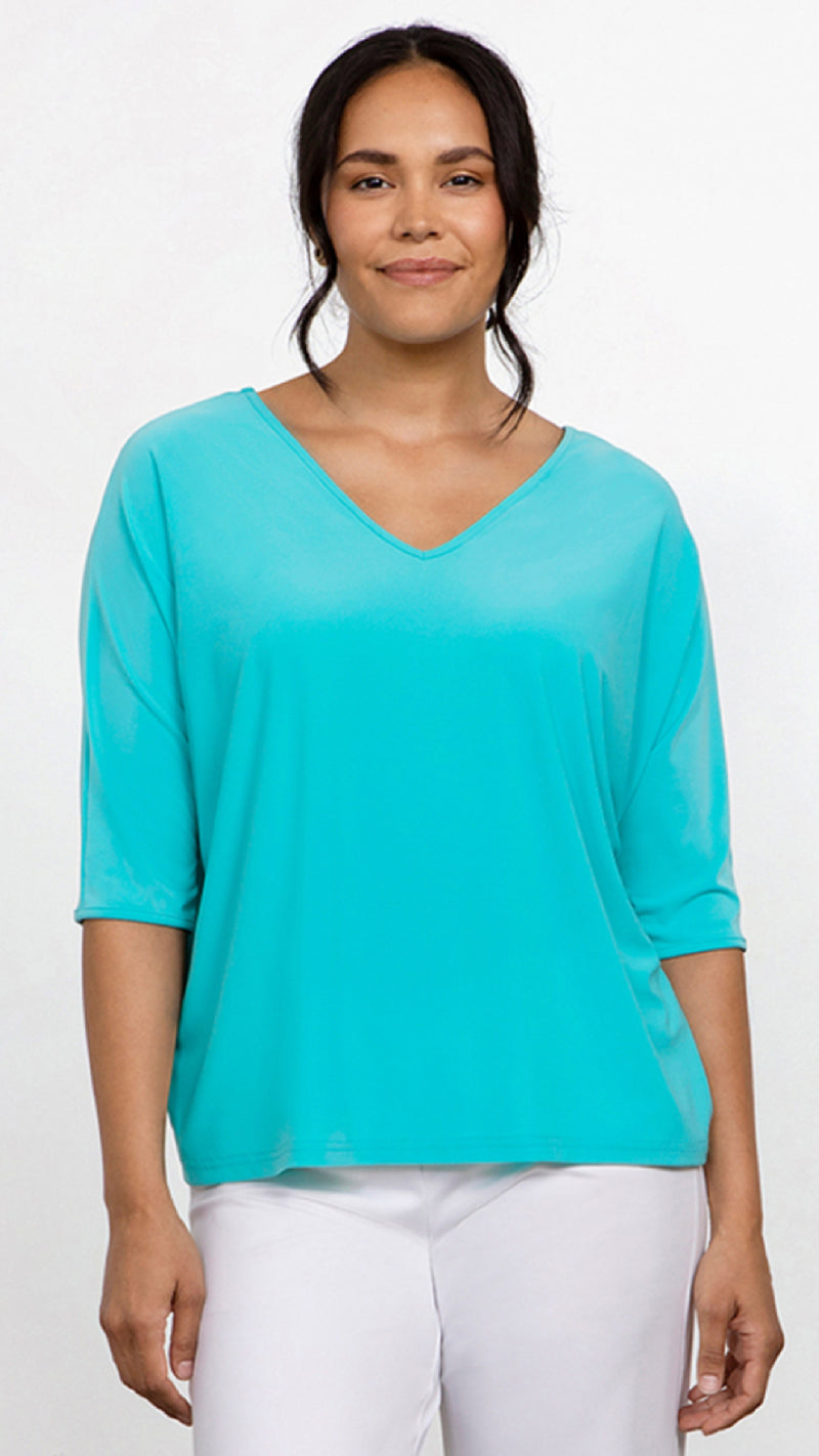 Reversible Cinch Top, Elbow Sleeve (Sale)