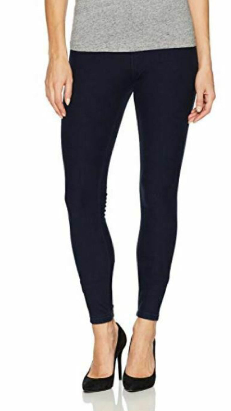 Fleece Lined Denim Leggings (Ink Wash)