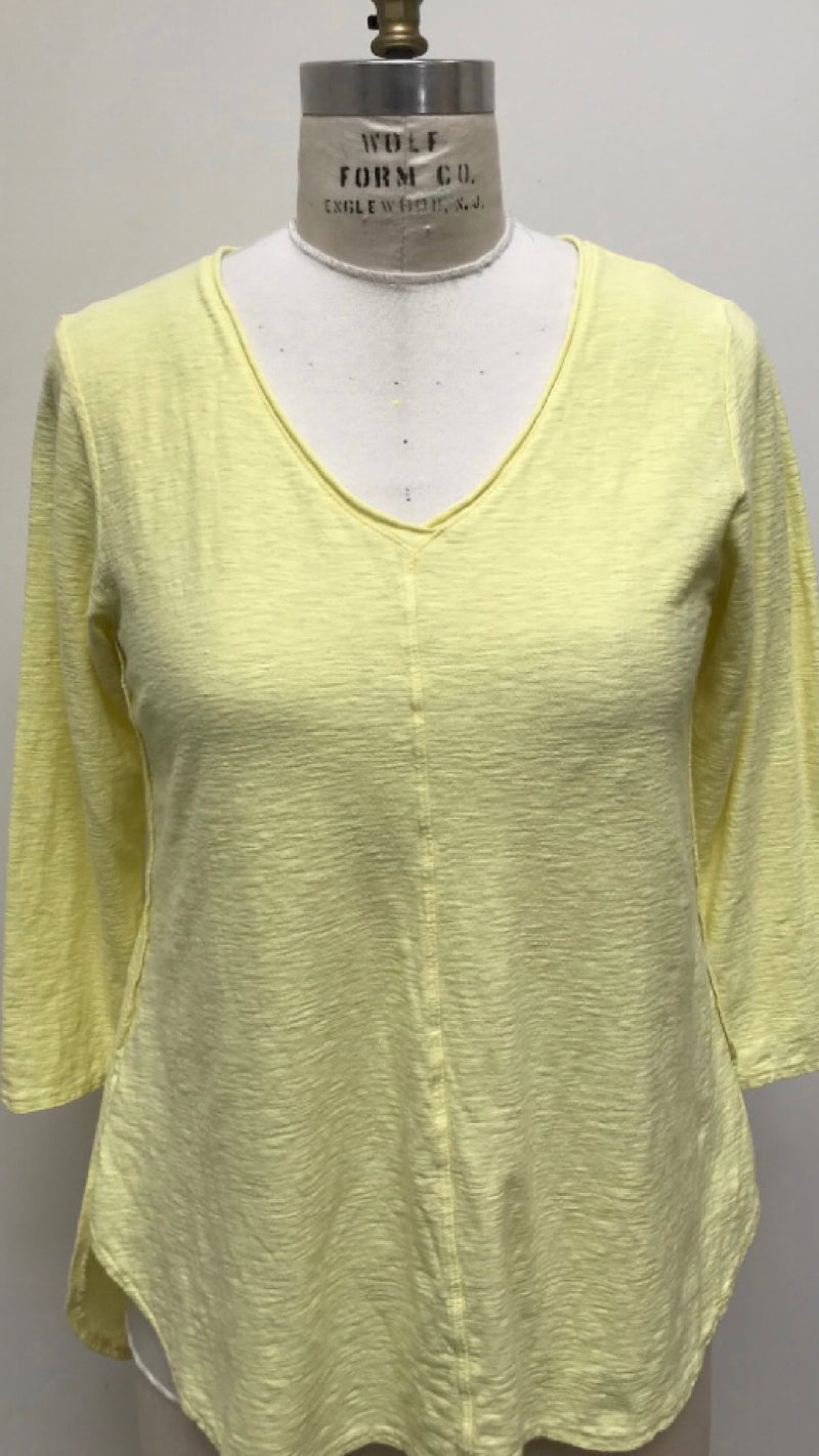 V Neck Top 3/4 Sleeve 5017687