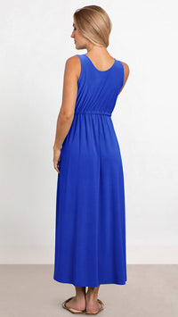 Sleeveless Reversible Tie Dress