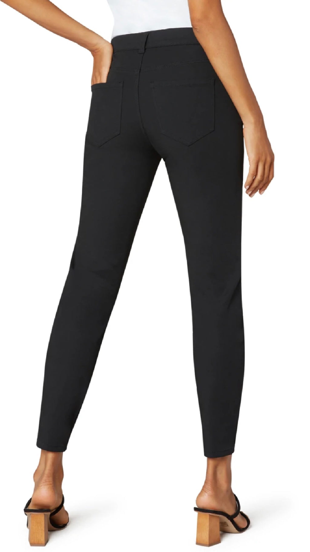 Gia Glider Ankle Skinny-Black Rinse