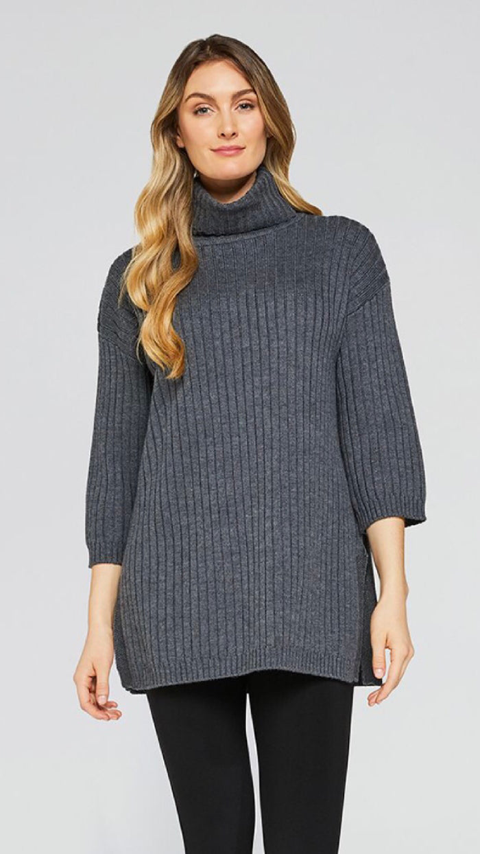 Boxy Rib Sweater Tunic (Sale)