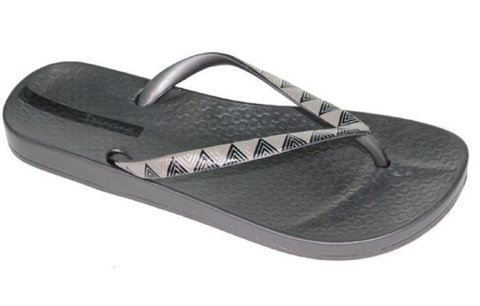 Ana Flip Flop Sandal 82591- Grey,Silver,Black
