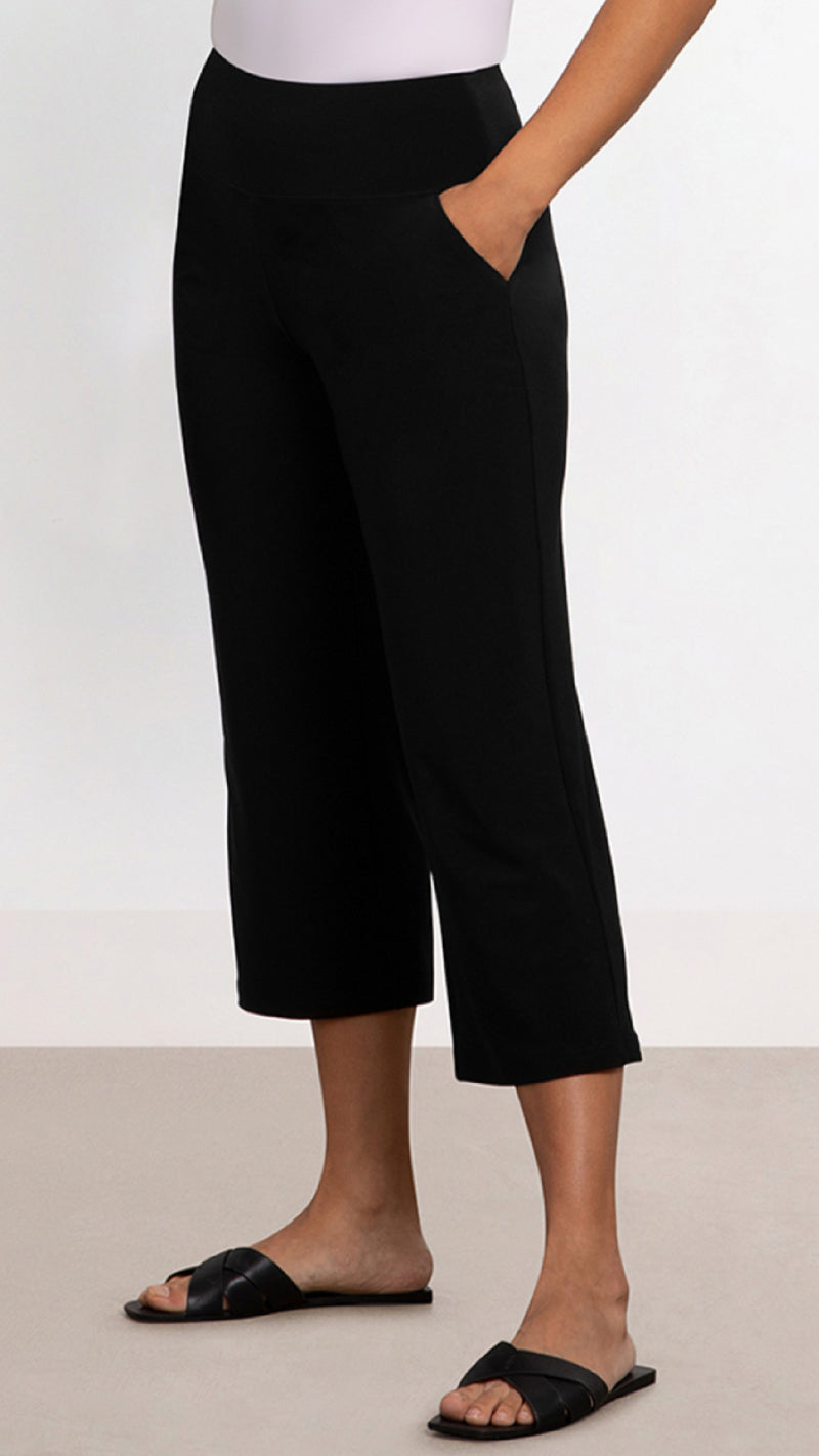 Straight Leg Cropped Pant