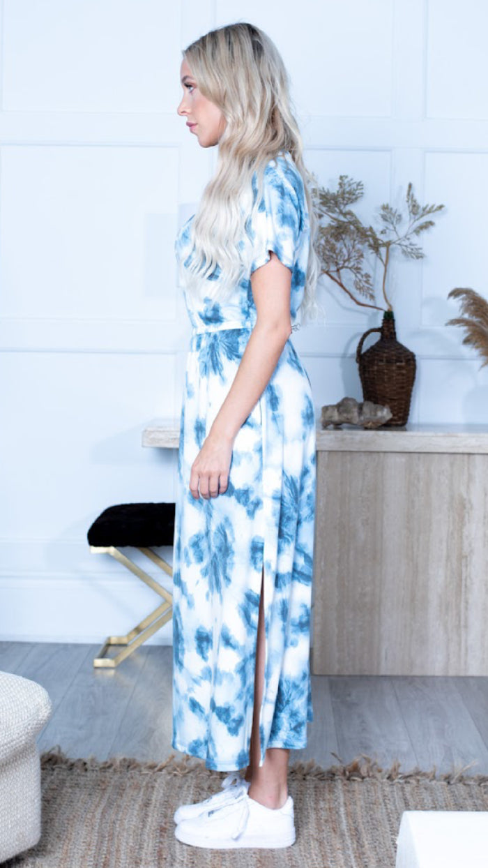 Tie Die Casual Dress