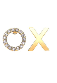 XO Earrings- Gold Plated