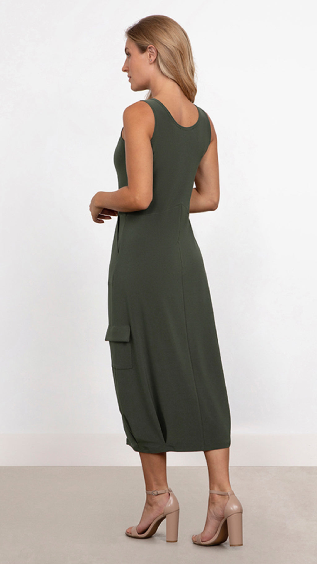 Pleat Hem Tank Dress (Sale)