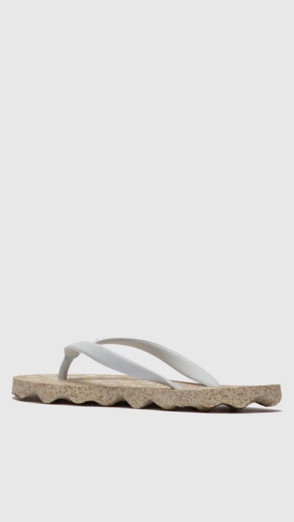 Flip Flop-Turtle-Natural/White