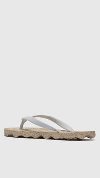 Flip Flop-Turtle-Natural/White