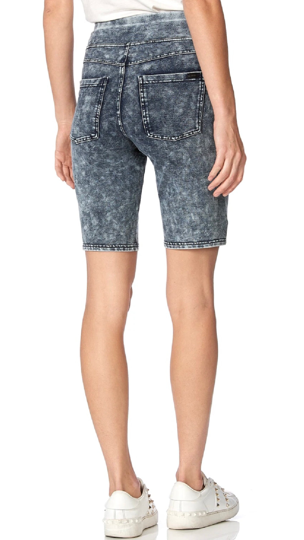 Game Changing Bermuda Shorts-Cloud Wash