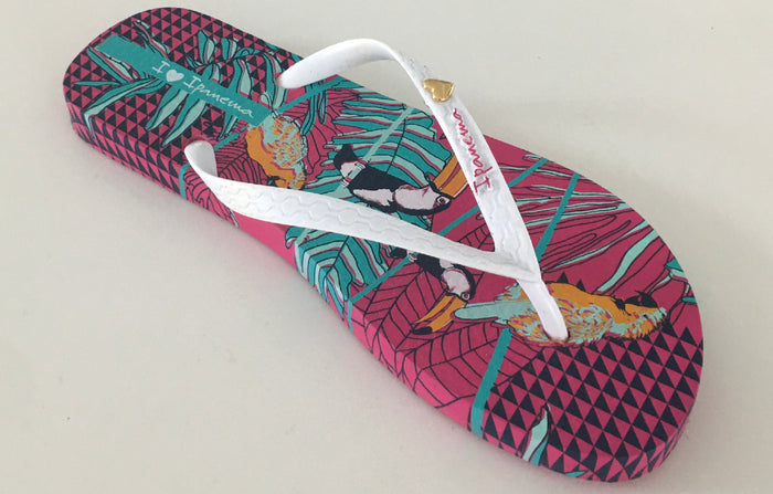 Tropical Birds Thong Sandal
