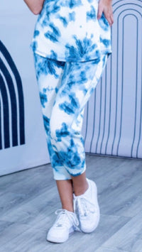 Tie Die Cropped Jogger