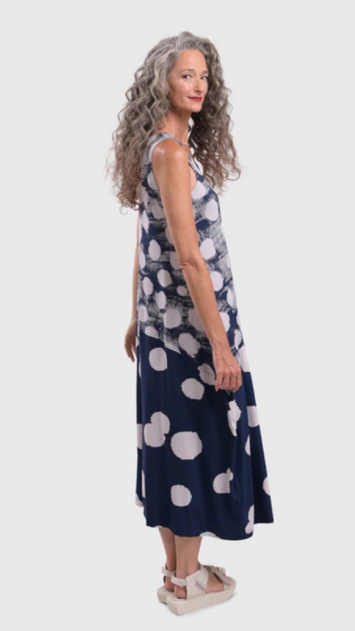 Cloud Tank Dress, Navy