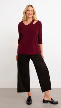 Cutting Edge Top, 3/4 Sleeve