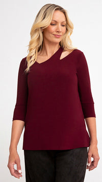 Cutting Edge Top, 3/4 Sleeve