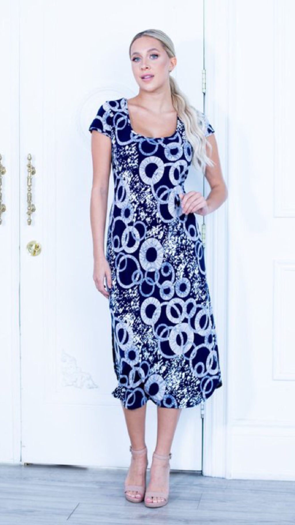 Encircled Print Dress