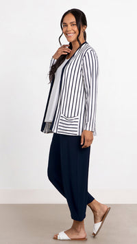 Striped Every Day Cardigan (Sale)