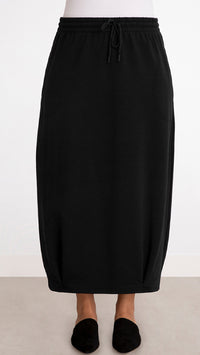 Bamboo Fleece Pleat Hem Skirt