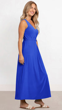 Sleeveless Reversible Tie Dress