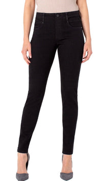 Gia Glider Skinny-Black Rinse